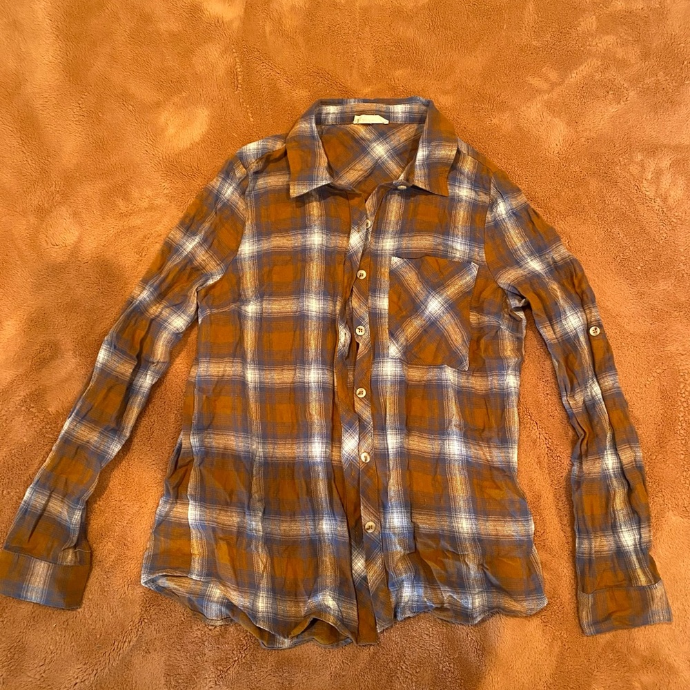 Plaid top